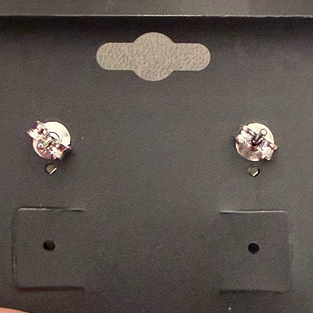Ross-Simons SS Square Genuine Aquamarine and FWP  Dangle Earrings NEW! - Picture 3 of 4